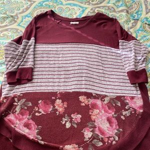 Maurices 3/4 sleeve blouse